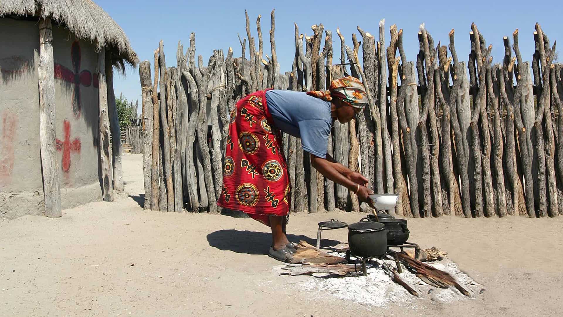 Self-driving Botswana - local tribe